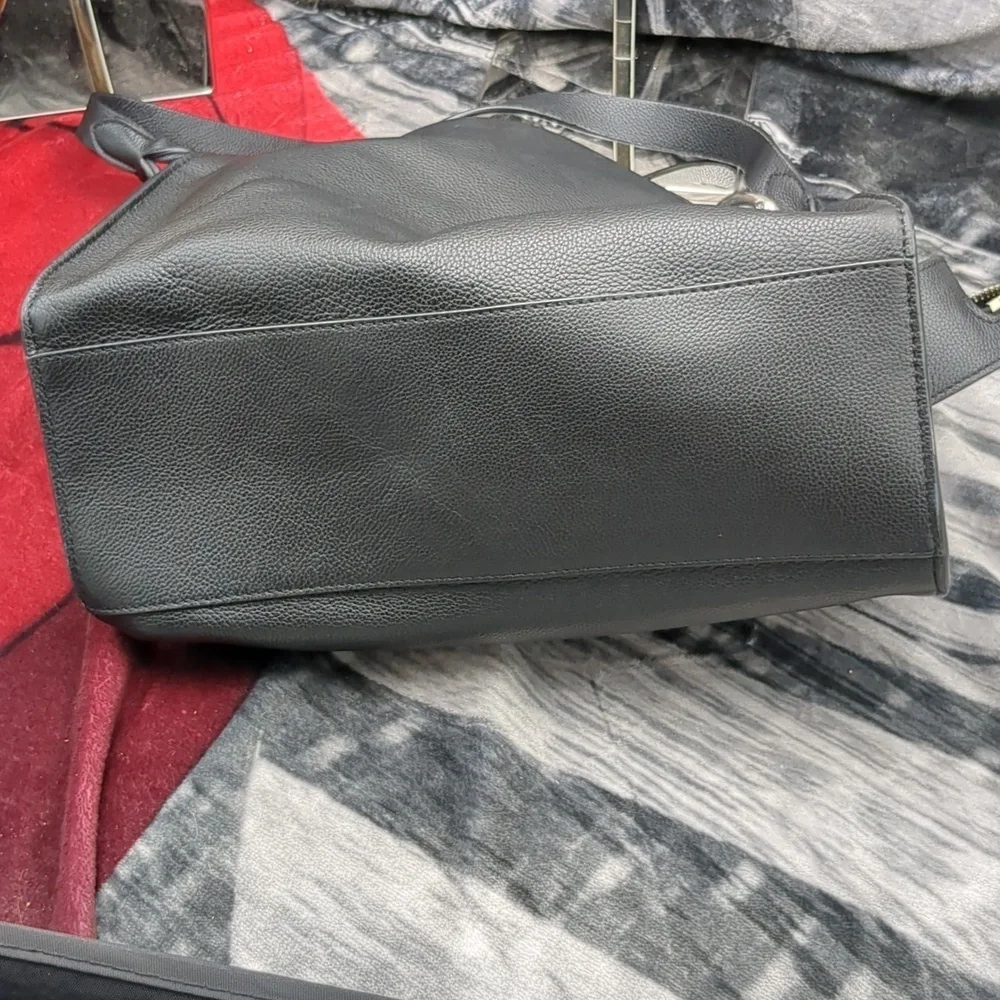 Rebecca Minkoff black leather satchel